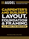 AudelCarpenter's and Builder's Layout, Foundation, and Framing